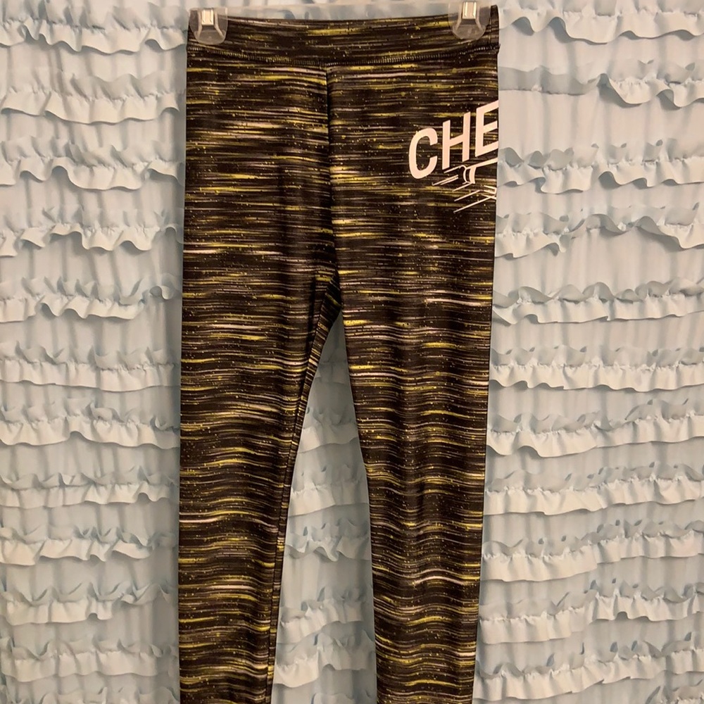 Girls Justice Cheer leggings. Size 12